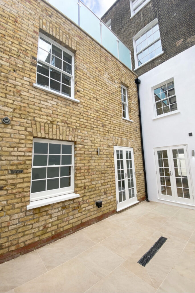 House extension project in Westminster London
